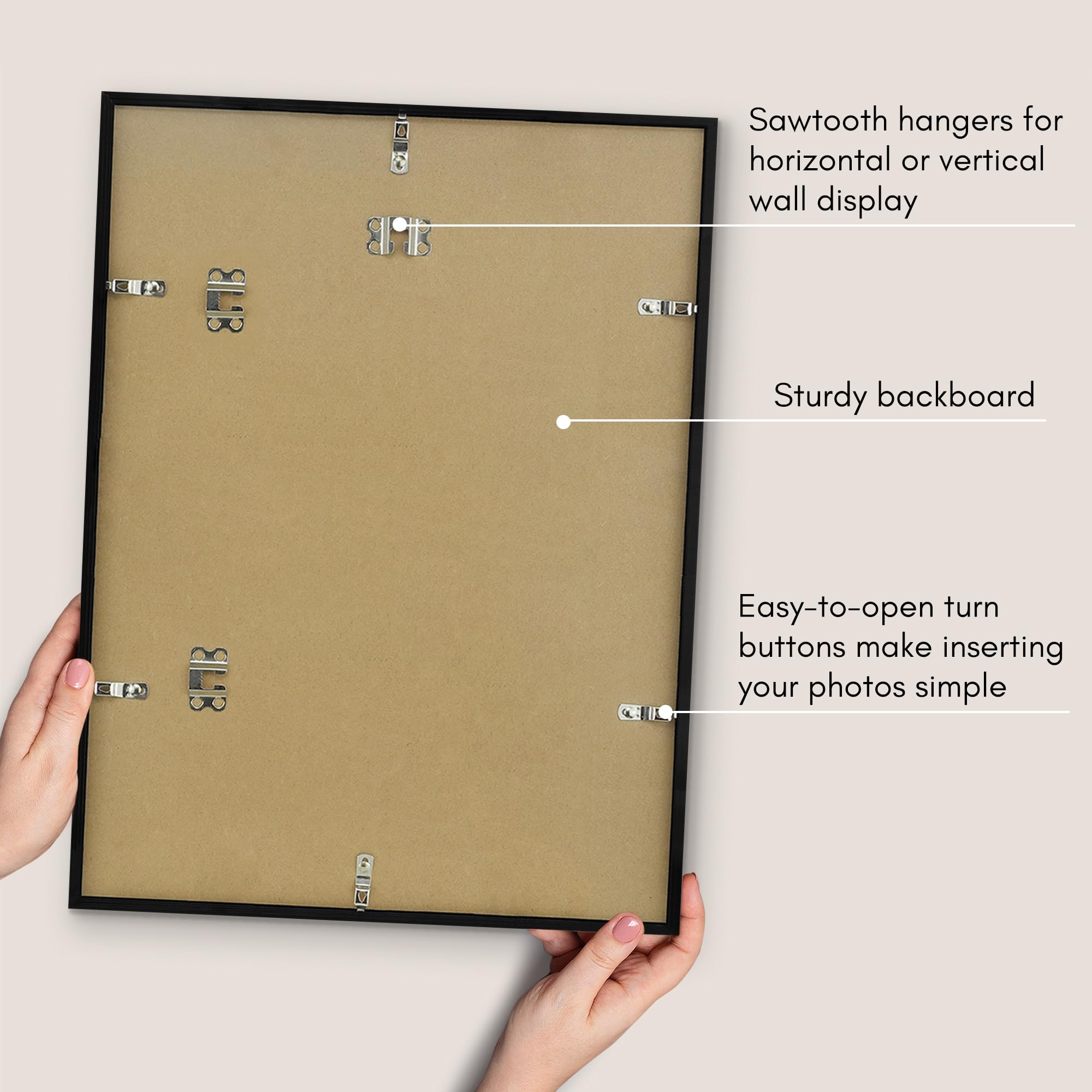 americanflat backboard and hardware displays secure turn-point fasteners for stability benefit