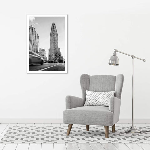 Americanflat backboard and turn buttons for fast, tool-free photo changes
