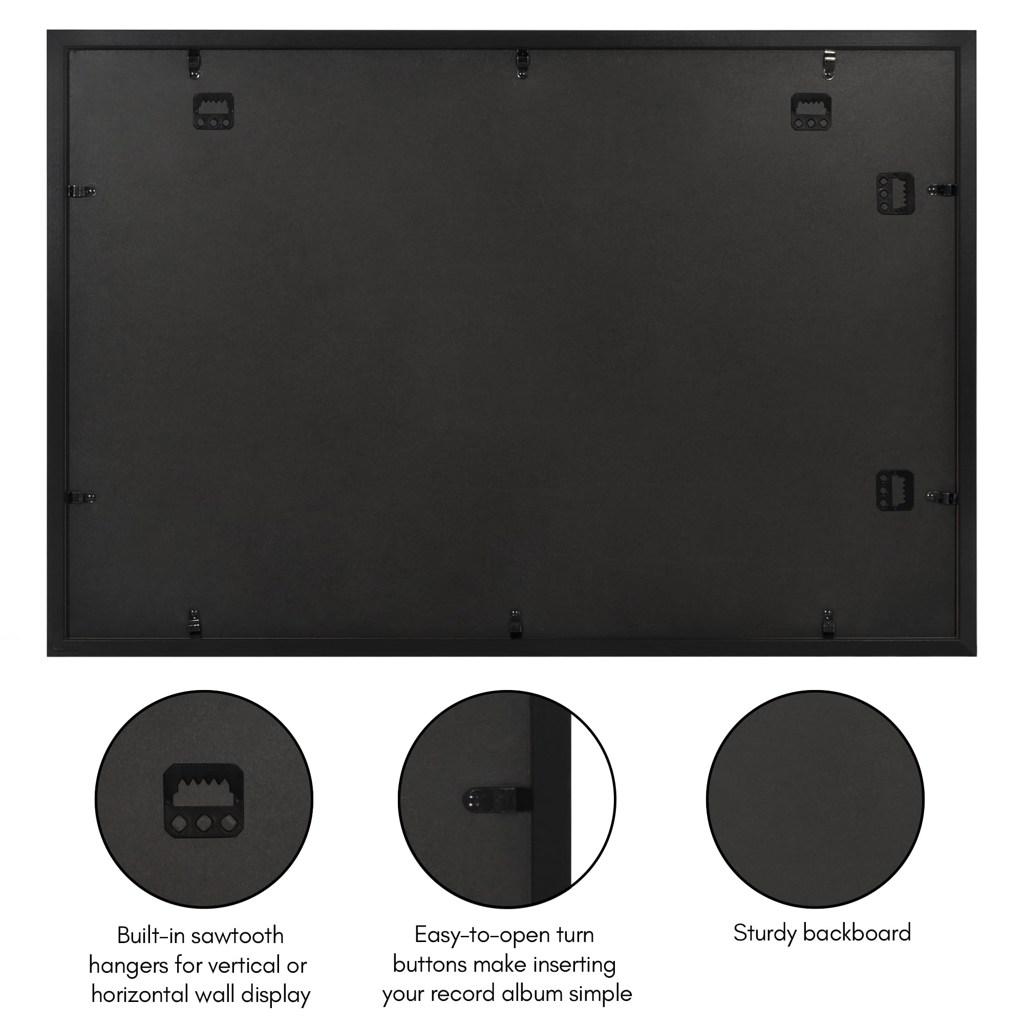 Americanflat backboard and turn points illustrating secure hold and easy swaps