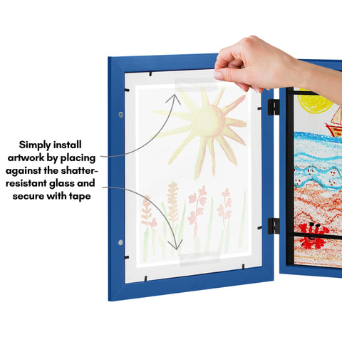 Americanflat keyhole hanger detail showing easy secure wall mounting benefit