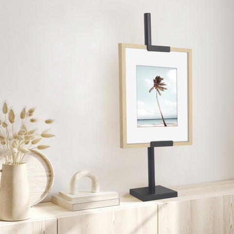 Americanflat easel base and steel tube detail demonstrating sturdy construction