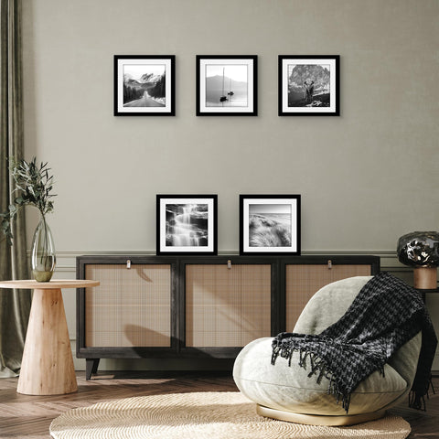 Americanflat easel tabletop setup showing versatile desk or shelf display