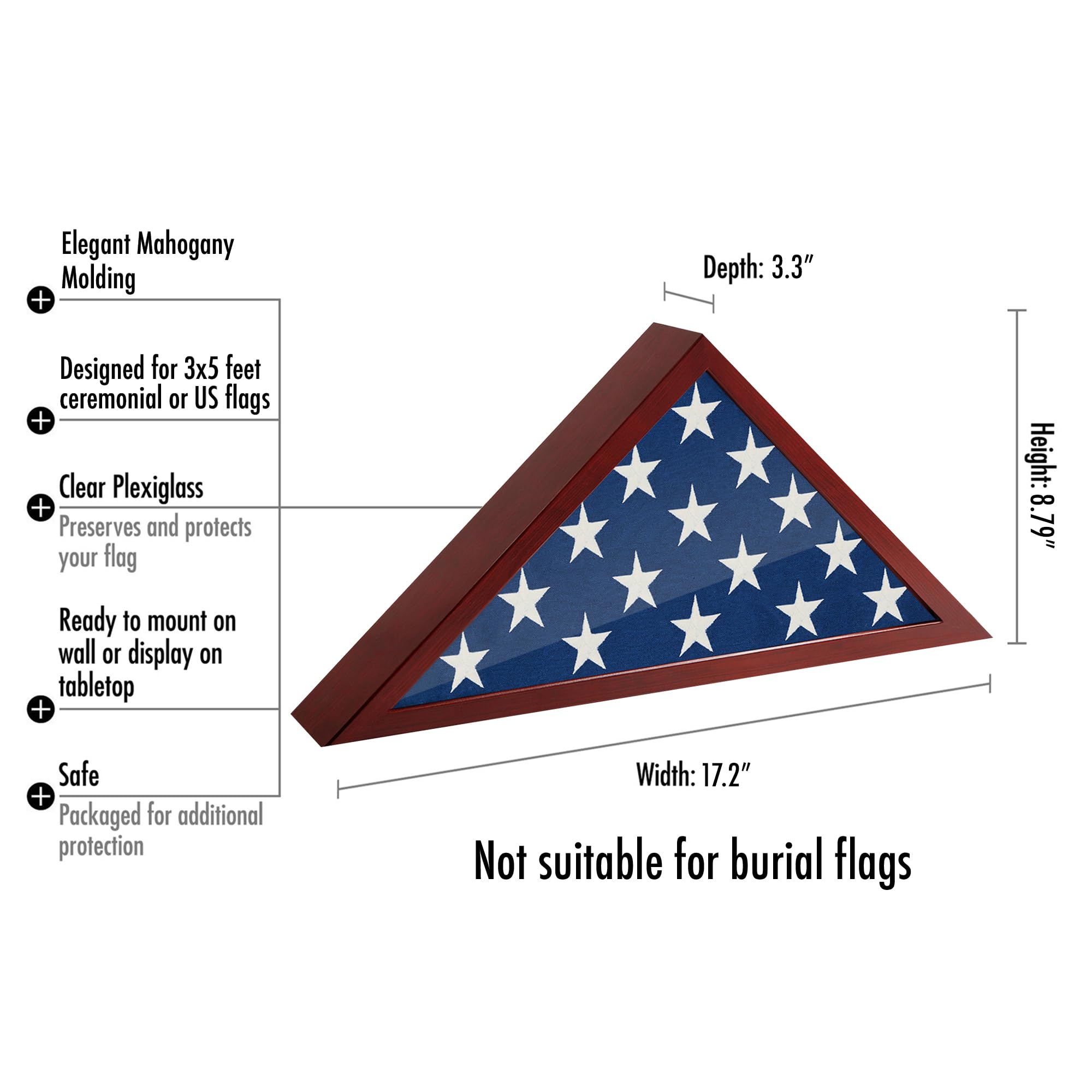 Americanflat angled side profile highlighting silhouette and stability benefit