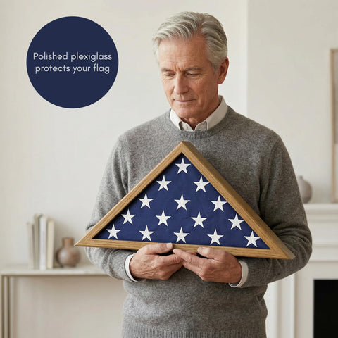 Americanflat side profile showing triangular silhouette and space-saving depth advantage