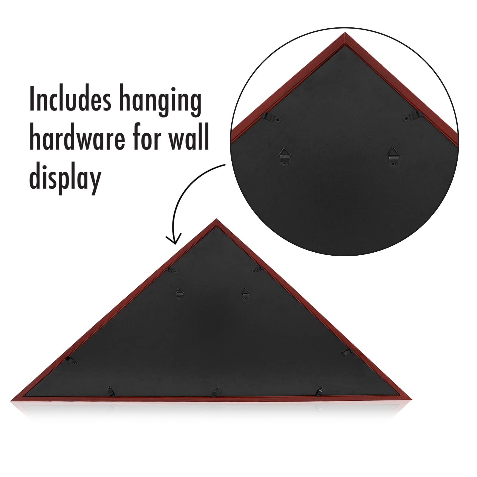 Americanflat inside profile with folded flag showing secure fit benefit