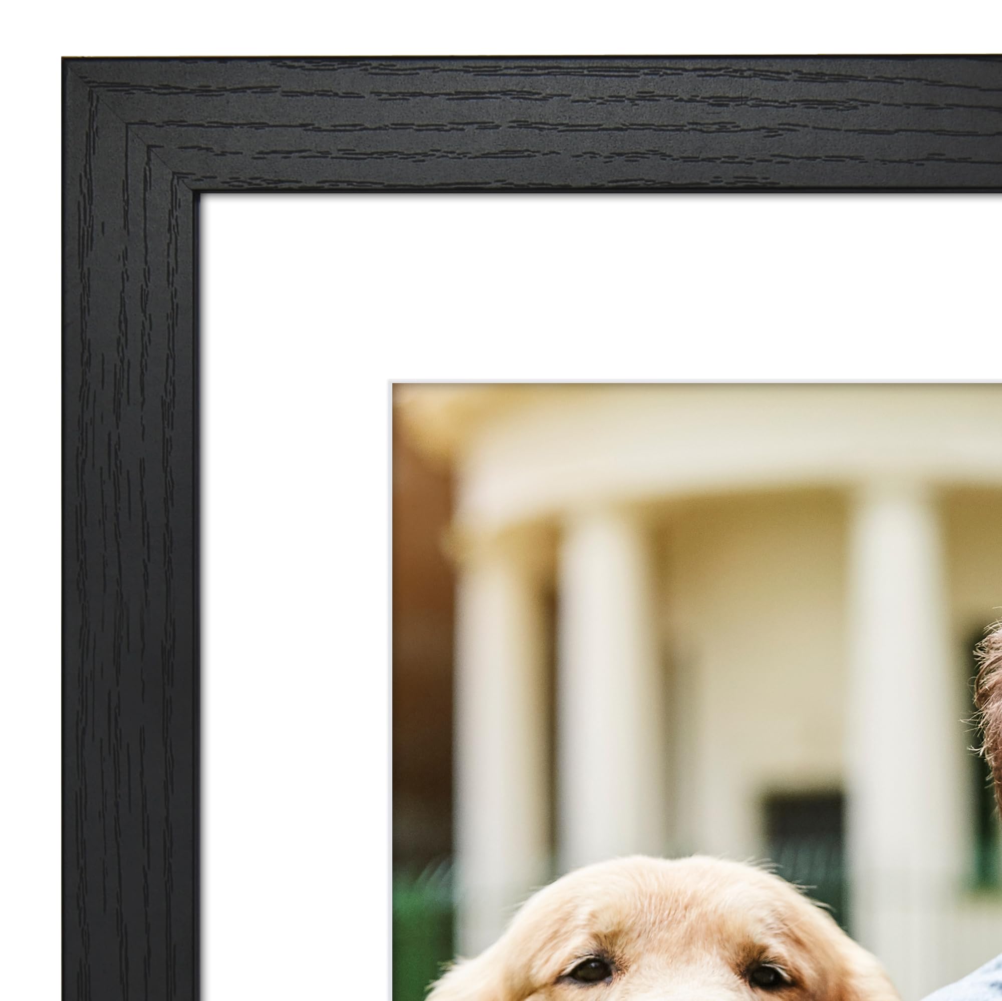 Americanflat corner detail highlighting woodgrain finish and durable engineered wood
