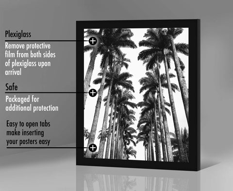 Americanflat frame hung horizontally showing landscape display and flexible orientation benefit