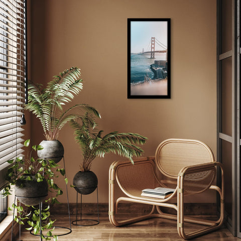 Americanflat frame in living room setting showing style upgrade benefit