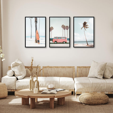 Americanflat frame displayed in living room showcasing modern styling and instant room upgrade