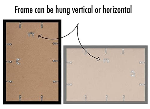Americanflat frame size comparison with ruler showing 12x18 fit for accurate selection benefit