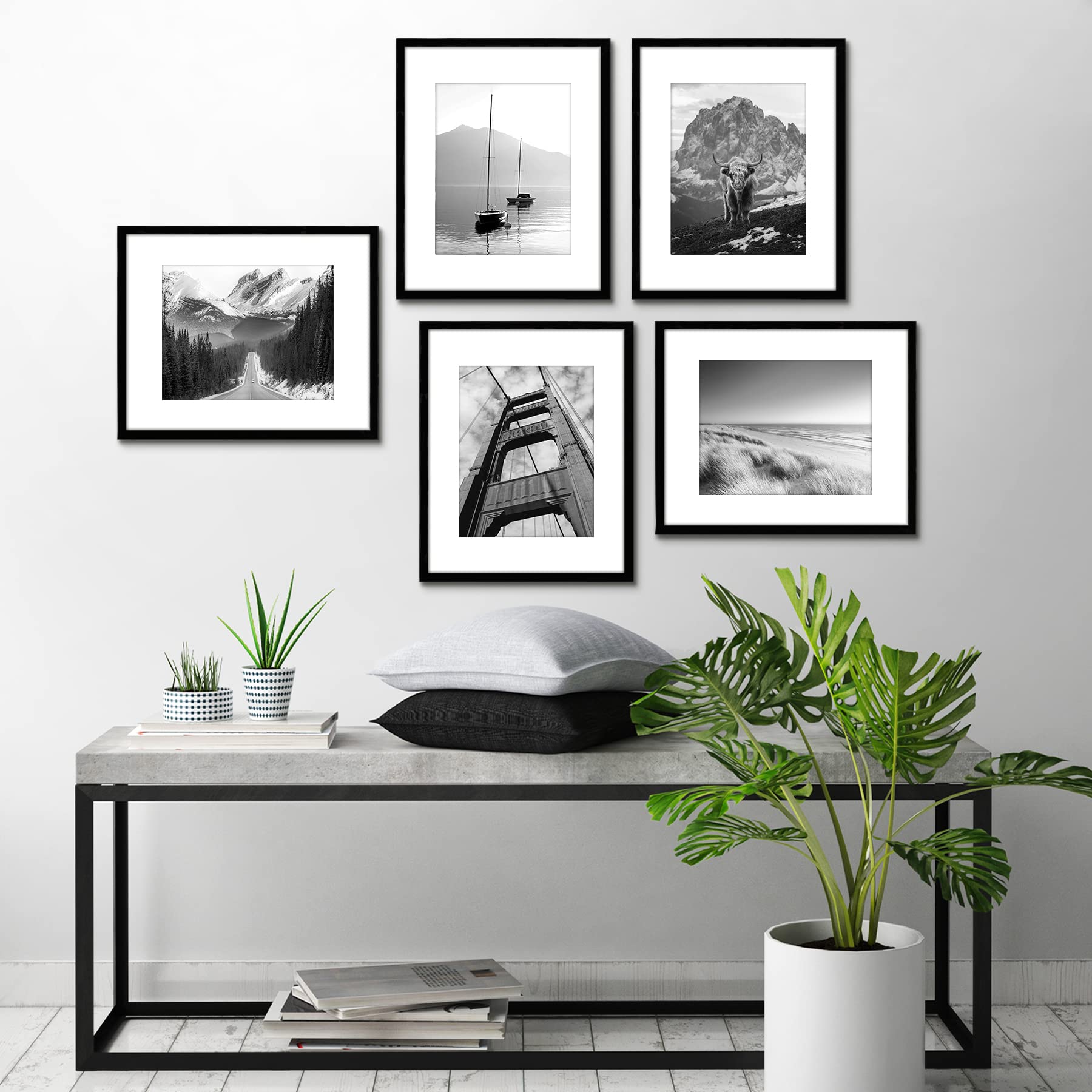 Americanflat thin profile side view highlighting slim molding and low-profile aesthetic benefit
