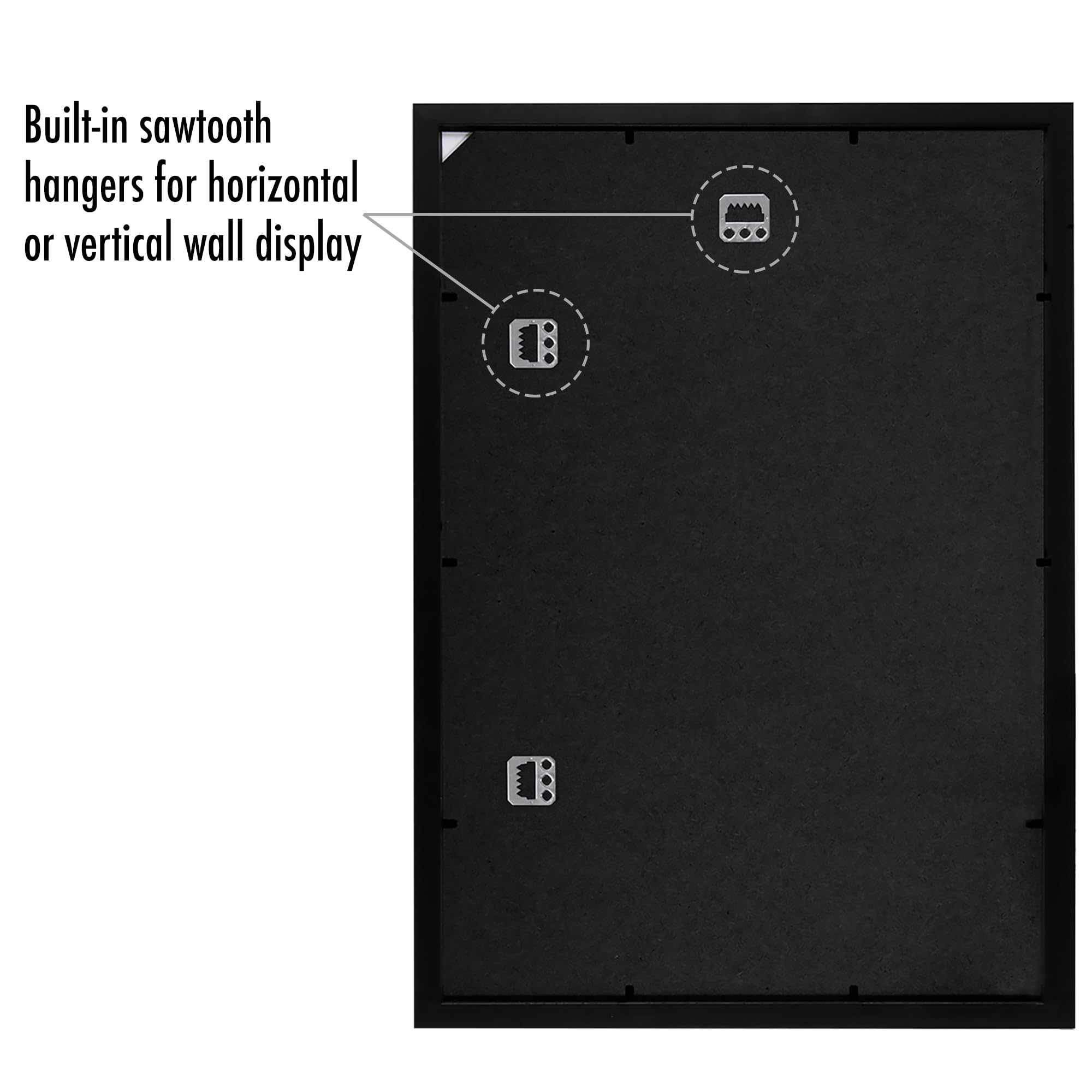 Americanflat A2 frame hung horizontally displaying poster and neat framing benefit