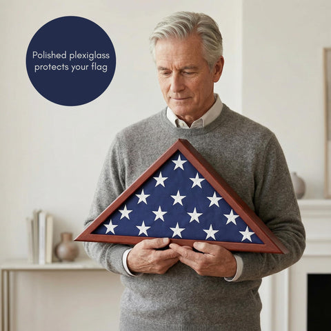 Americanflat interior turnpoints detail showing secure, tool-free flag fastening