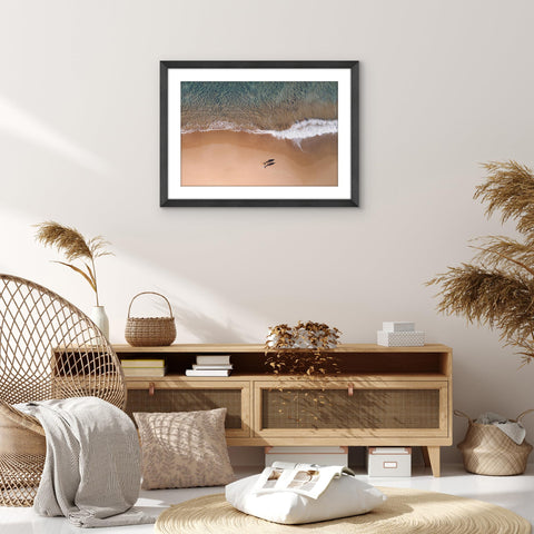 Americanflat framed print on wall creating a stylish room focal point
