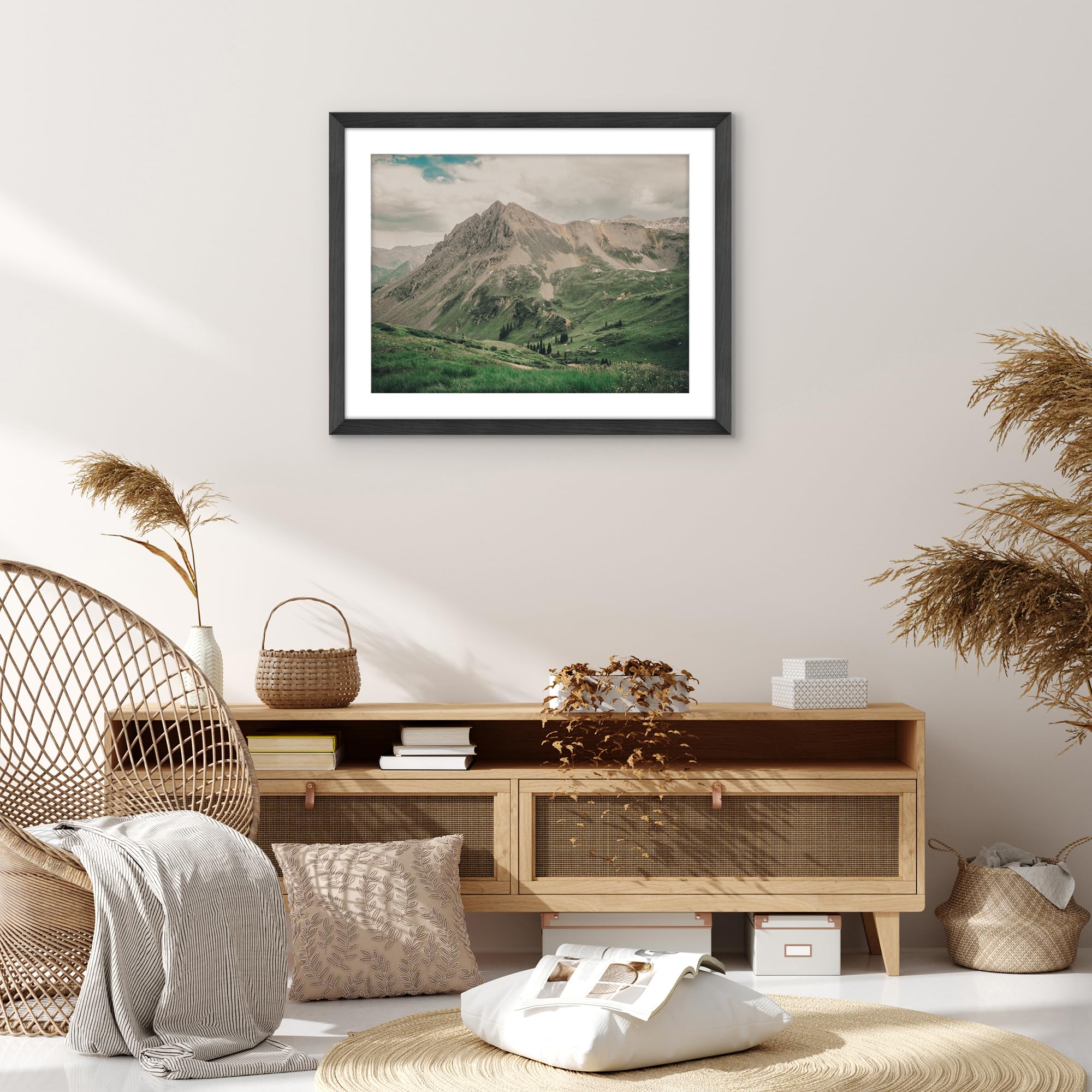 Americanflat lifestyle shot on wall showing how frame elevates home decor