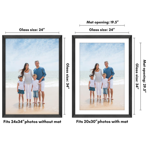 Americanflat matted 20x30 display highlighting clean border and refined presentation