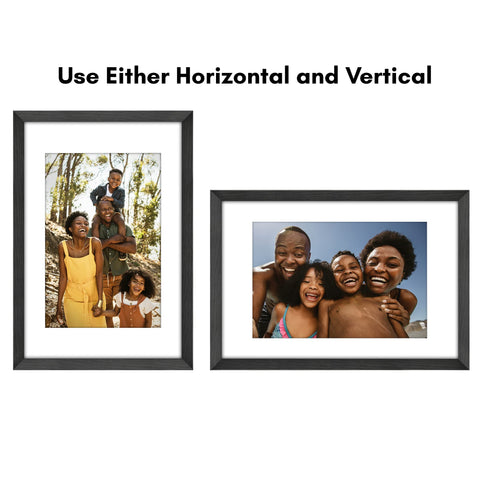 Americanflat matted display with mat installed for framed composition benefit