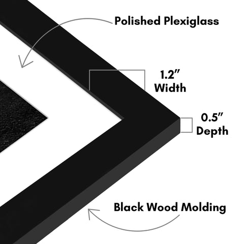 Americanflat molding close-up showing smooth MDF texture and durable finish