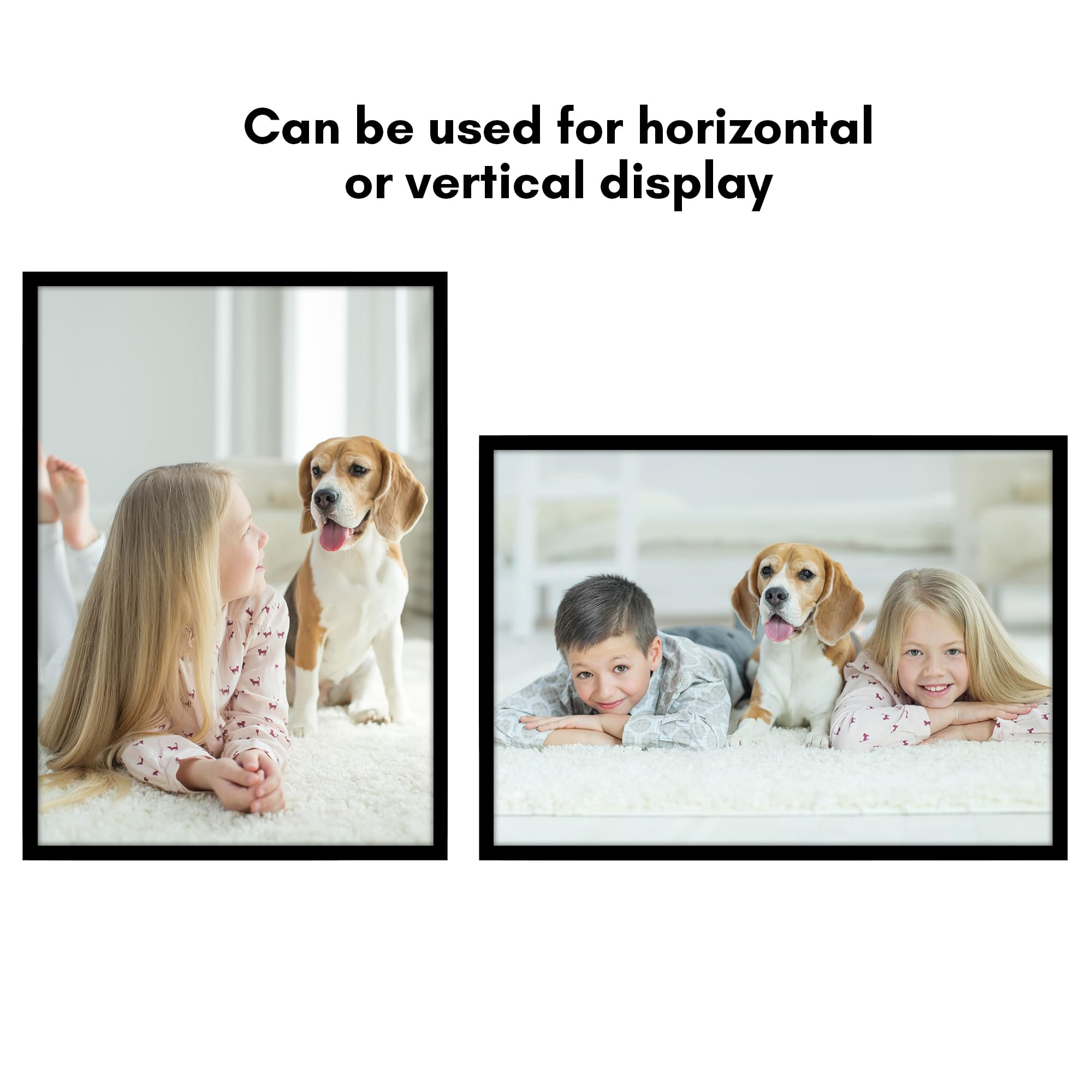 Americanflat horizontal wall display showing flexible orientation benefit