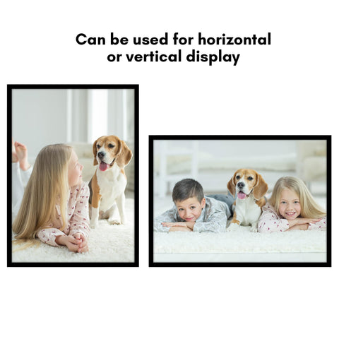Americanflat horizontal wall display showing flexible orientation benefit