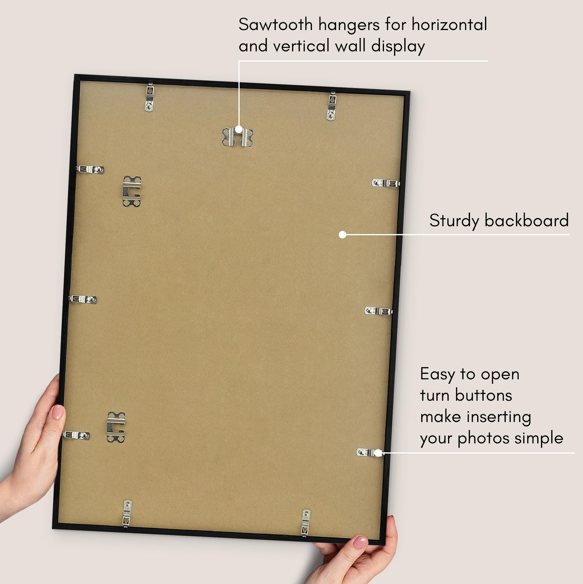 Americanflat vertical wall display illustrating how it elevates a room instantly
