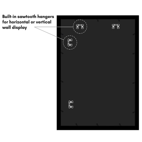 Americanflat frame held by hand to show scale and easy handling benefit