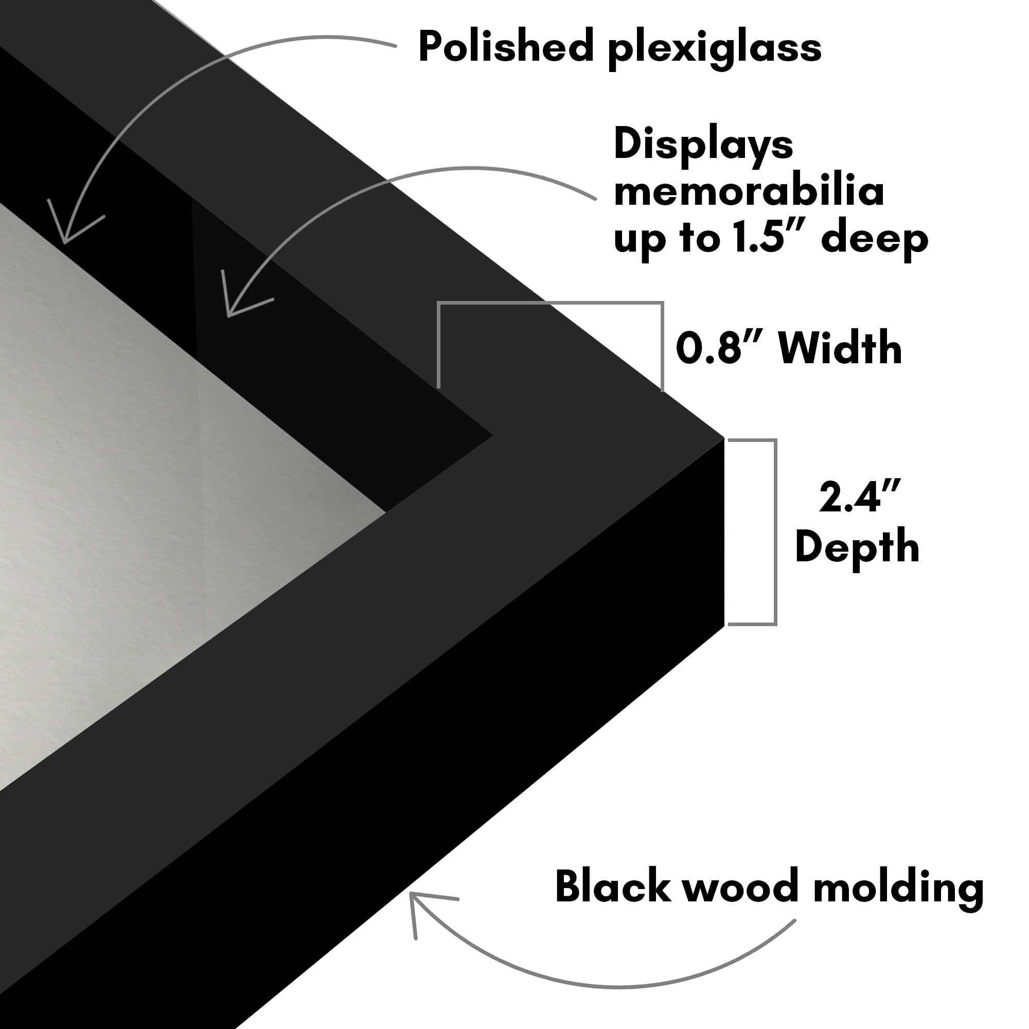 Americanflat felt back detail protecting keepsakes and reducing abrasion benefit