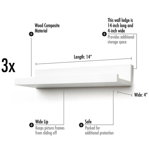 Americanflat smooth white MDF finish and shelf edge highlighting durability