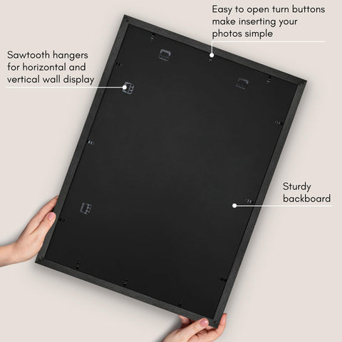 Americanflat open back showing turn buttons for quick photo changes