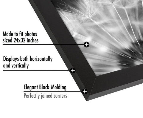 Americanflat wide molding profile displaying frame depth and gallery-style presence benefit