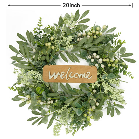AMF0RESJ side profile showing wreath depth and layered foliage