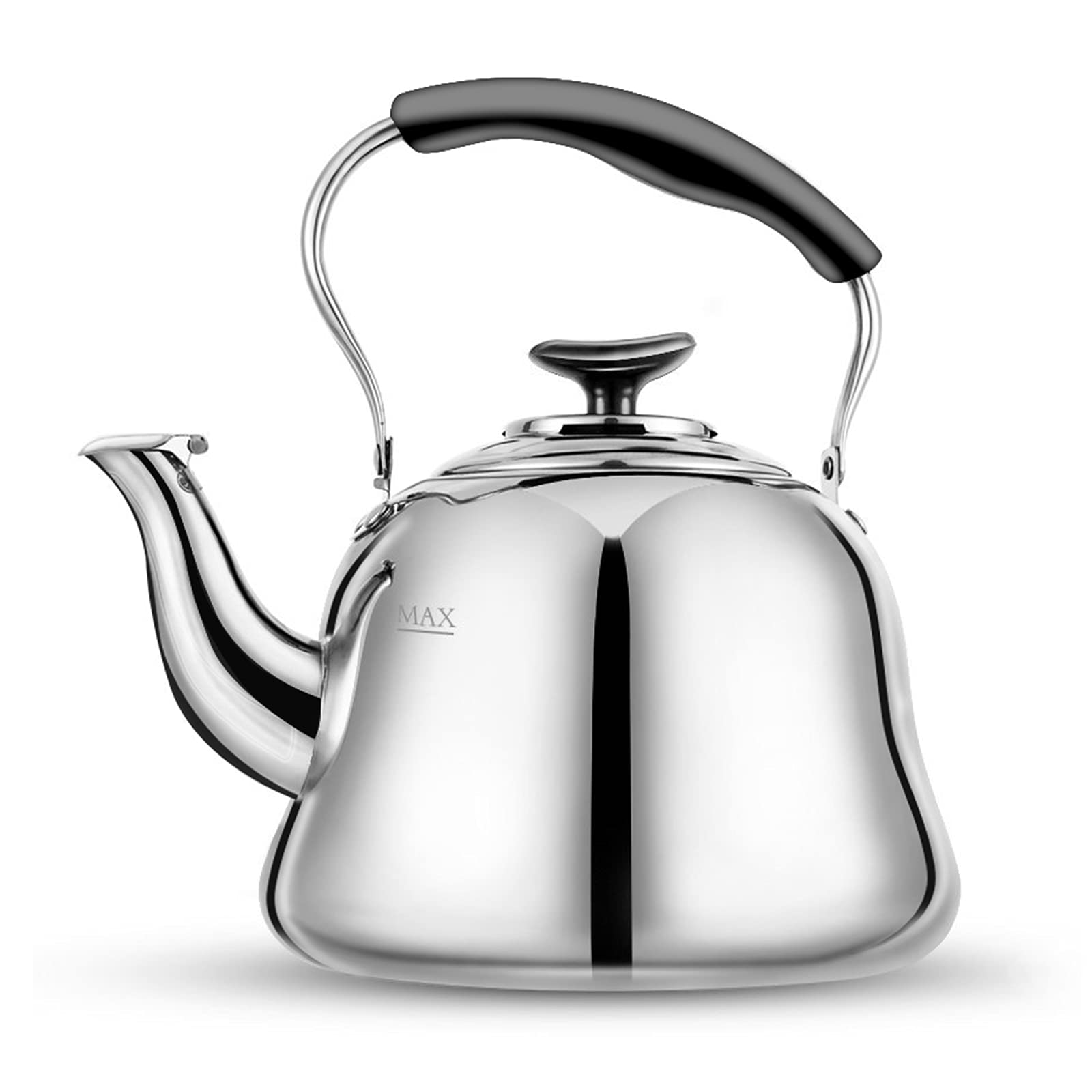 AMFOCUS front view teapot showing sleek silhouette and durable finish