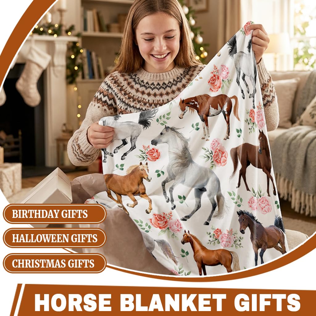 Amilient horse floral used by child offering comfort and playful design