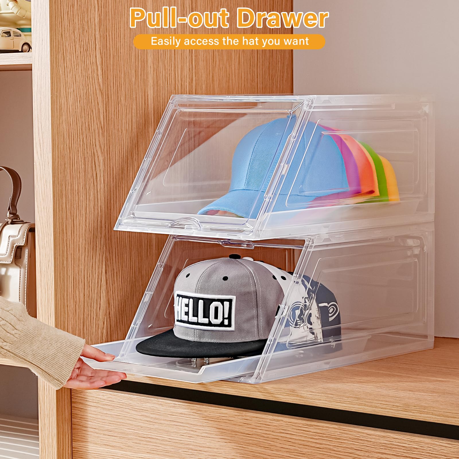 Amllas side closeup of sliding drawer demonstrating smooth access and convenience