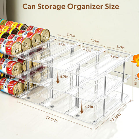 Amllas side profile displaying three stacked layers for compact vertical storage