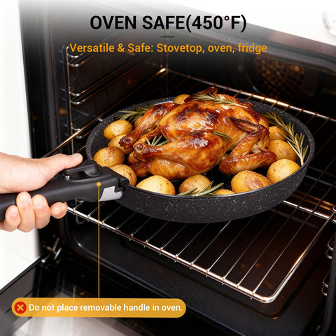Ammeloo cookware in a kitchen scene with cooked food showing everyday meal convenience