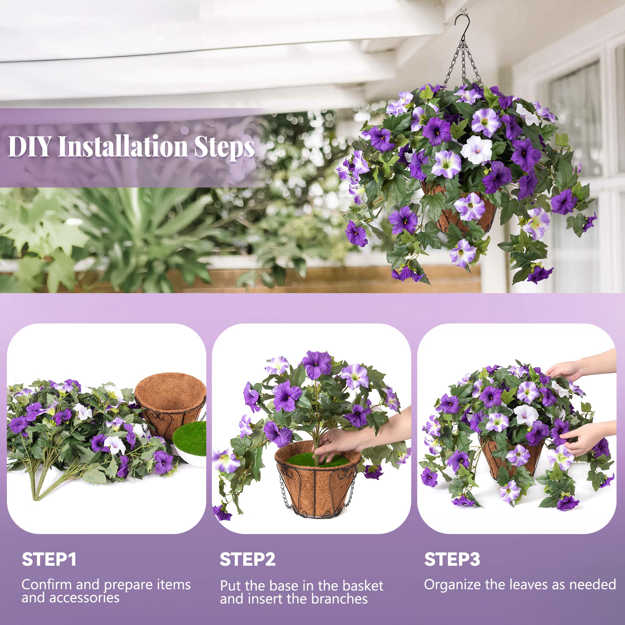Ammyoo displayed in a living room providing year-round decor without upkeep