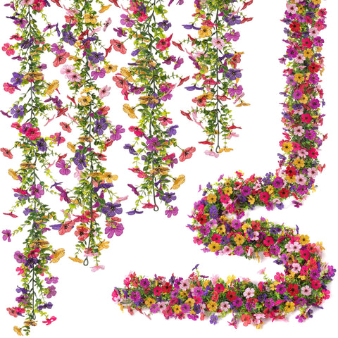 Ammyoo front view of four-pack garlands ready to hang, enhances décor instantly