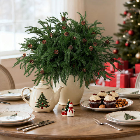 Ammyoo stems woven into a wreath demonstrating easy DIY assembly