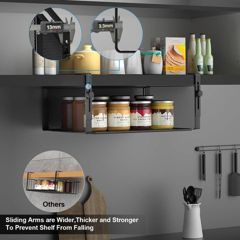 AmonHouseware side detail of widened support arms demonstrating stable load support