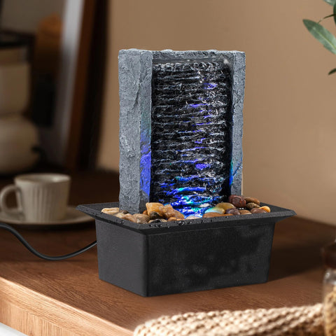AMOOTEK many natural river rocks displayed for authentic look and decoration