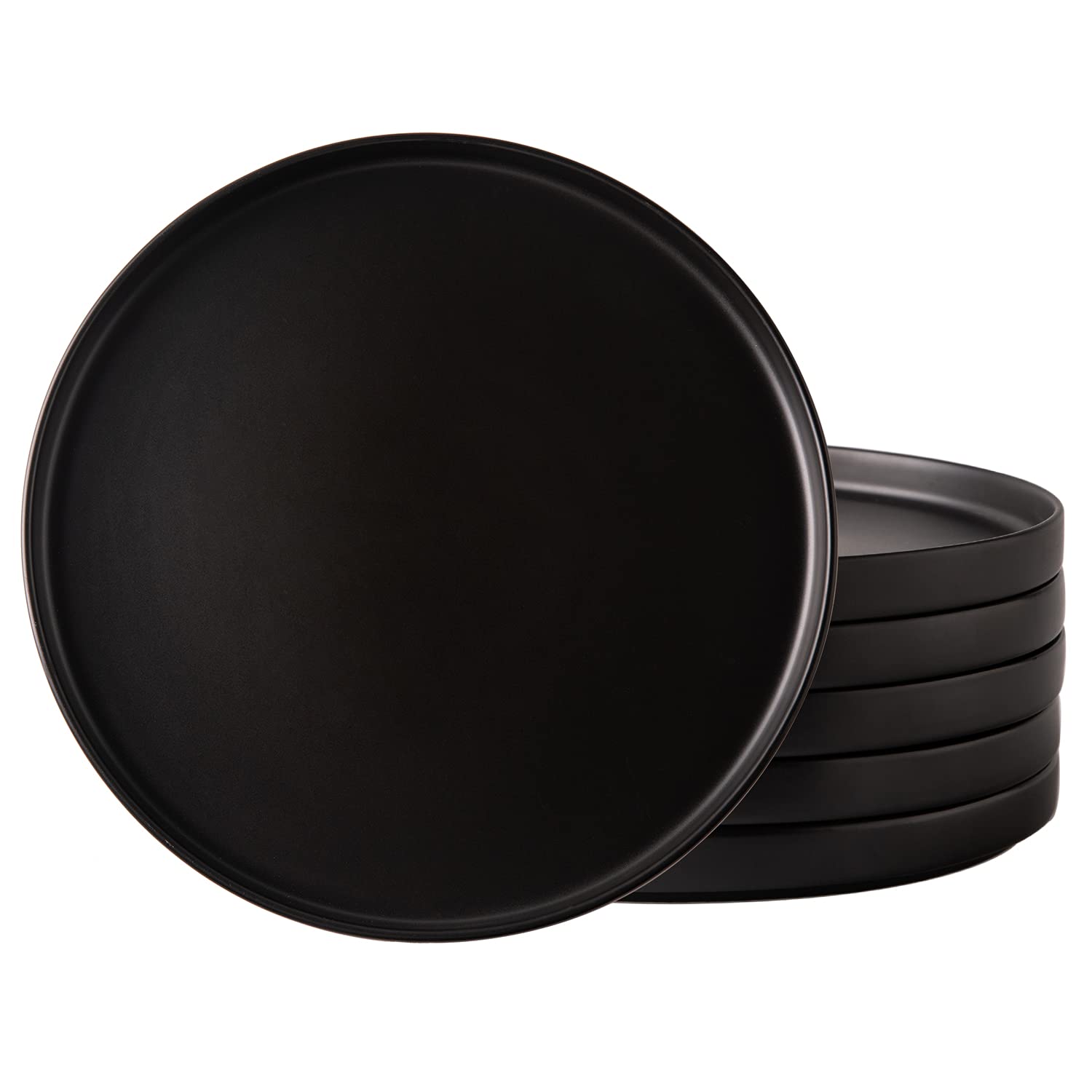 AmorArc front view of plate showing matte finish and modern silhouette for elegant meals