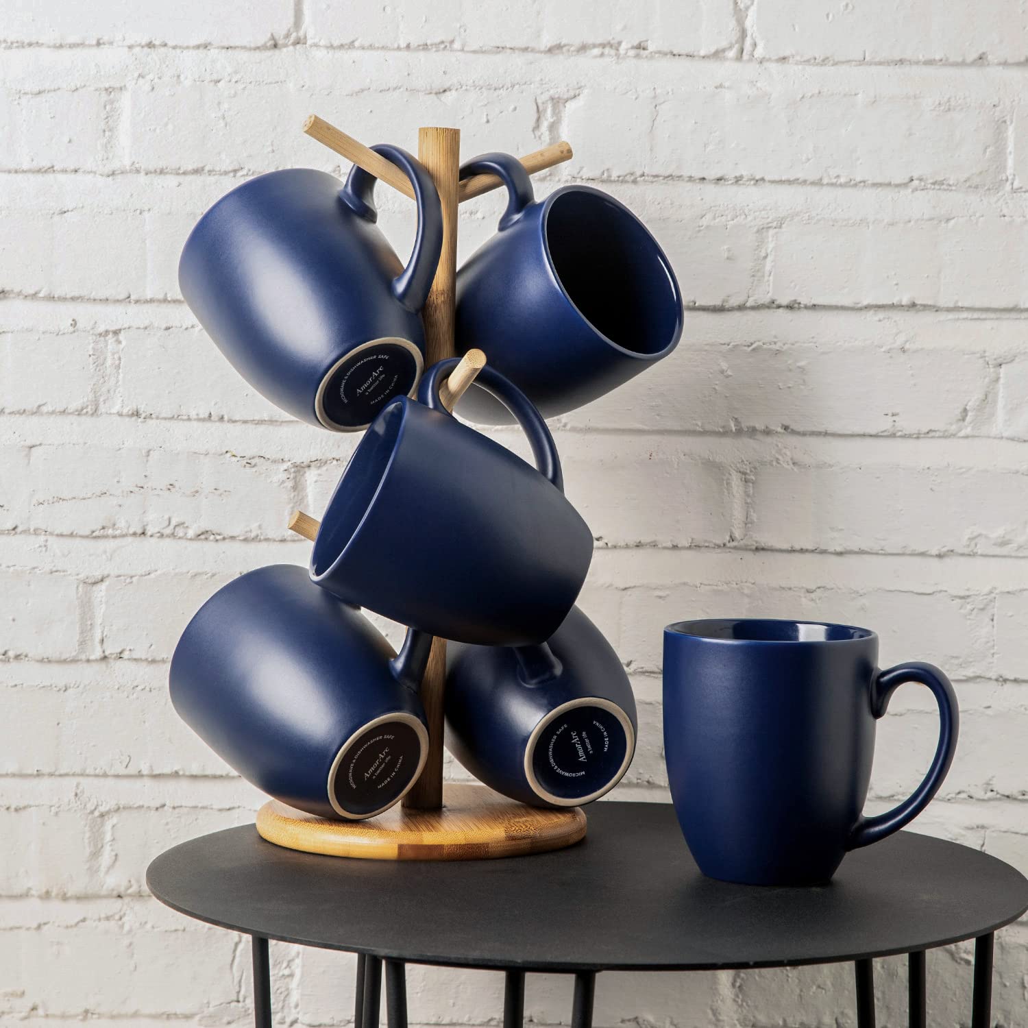 AmorArc mug on breakfast table showing stylish look and everyday versatility