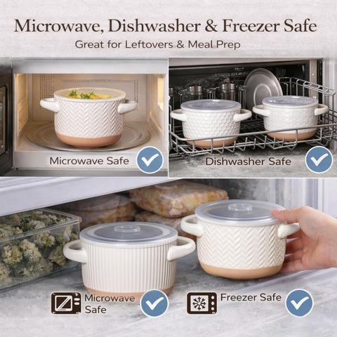 AmorArc stacked bowls demonstrating compact storage and cabinet organization