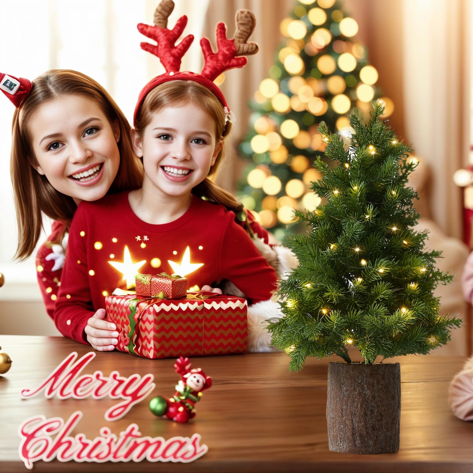 Amore Florals decorated mantel lifestyle showing seasonal styling and festive impact