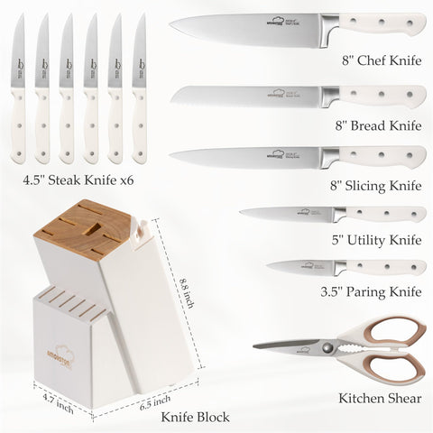 Amorston built-in sharpener detail for fast at-home blade restoration