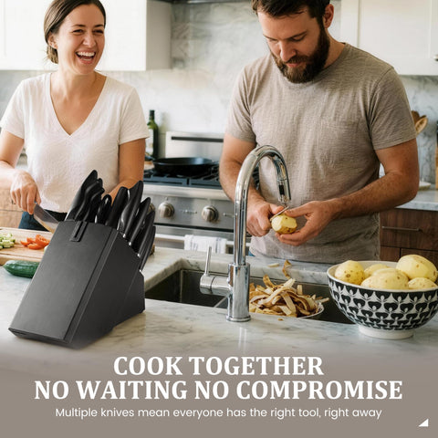 Amorston size comparison with common kitchen items to show scale and fit