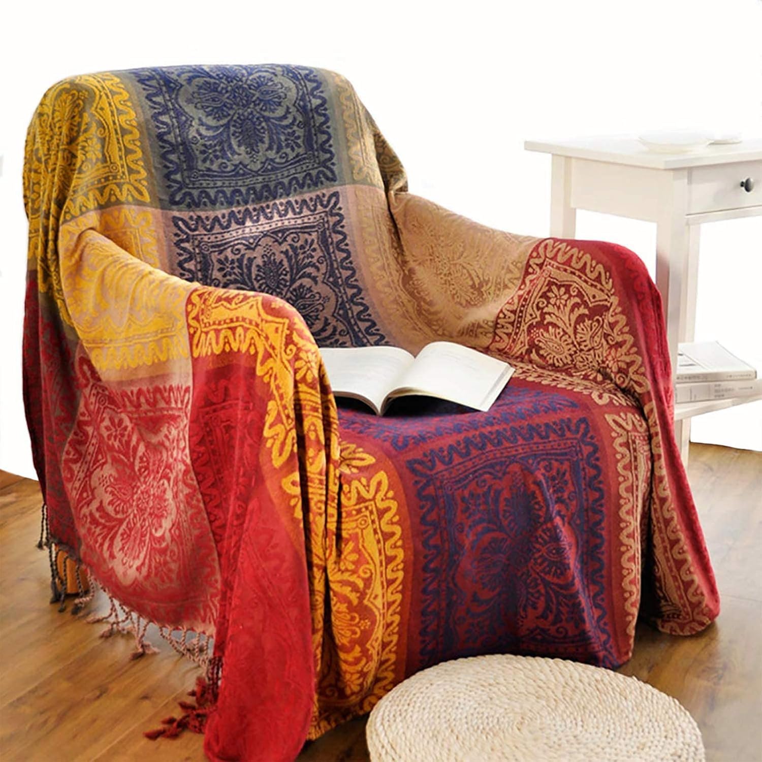 amorus front view showing full boho sofa cover and refreshed couch