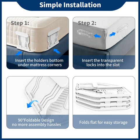 AMOVO sheet in use at night preventing bunching for undisturbed sleep