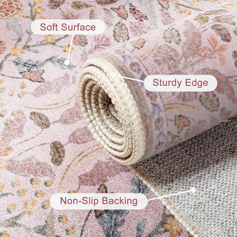 AMTOVO rug in bedroom providing cozy underfoot comfort benefit